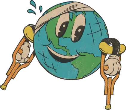 broken world illustration